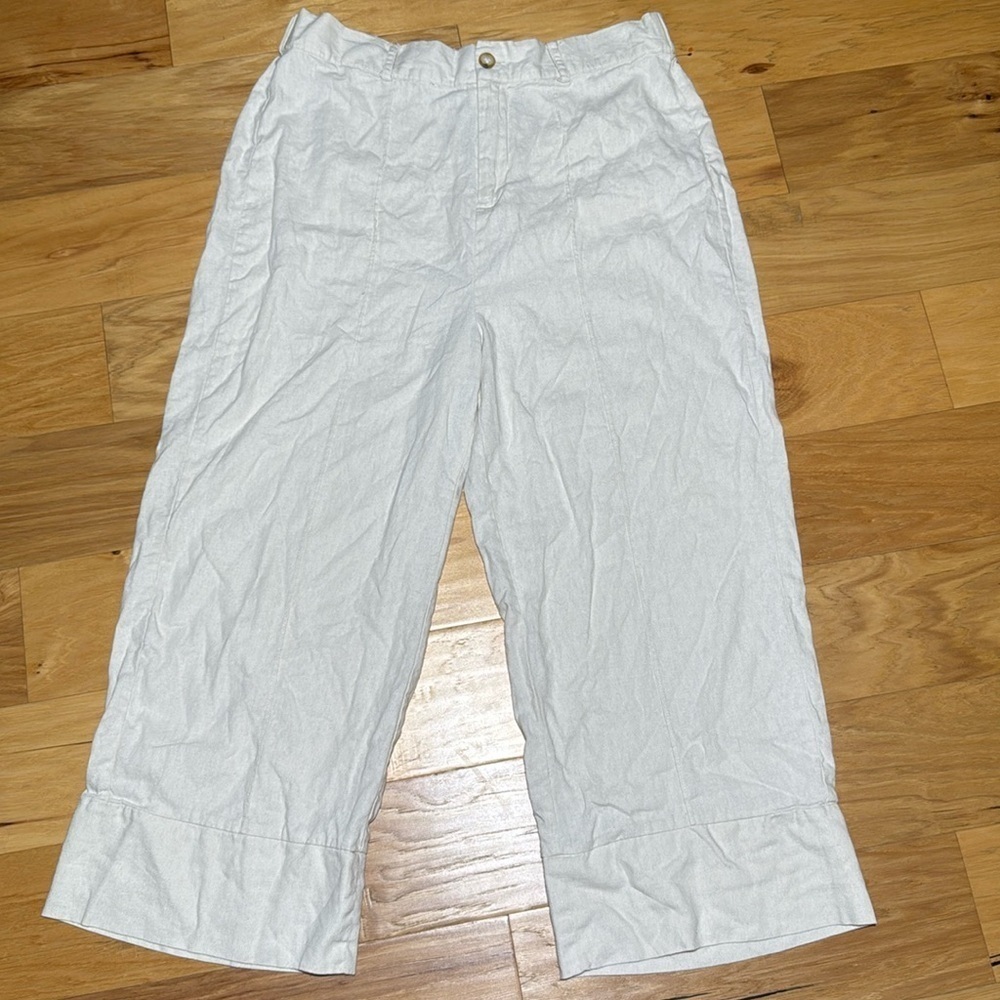 JOIE Linen Pants Crop culottes